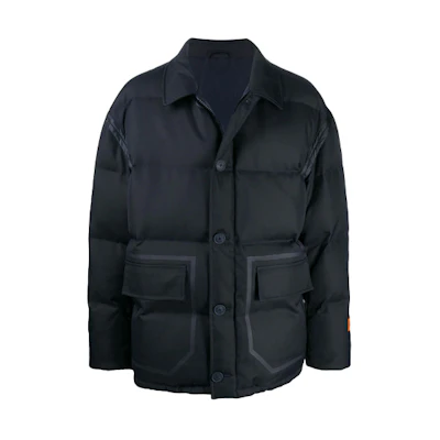 Heron Preston Quilted Jacket for Men Black HMED005F20FAB0014500
