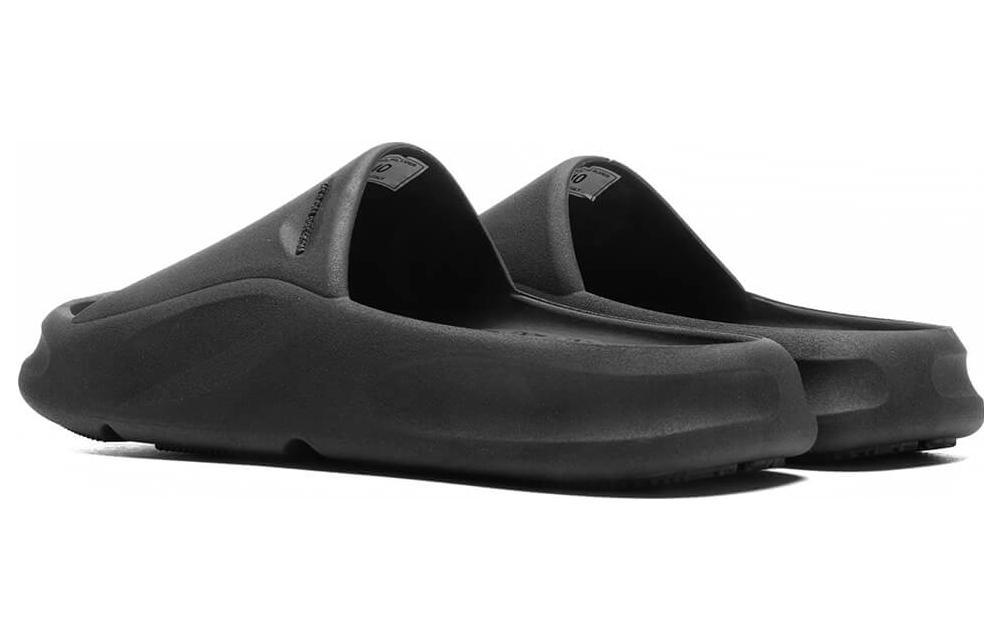 Shop Heron Preston Gummi Platform Sandalen ''Schwarz'' HMIC004C99MAT0011000
