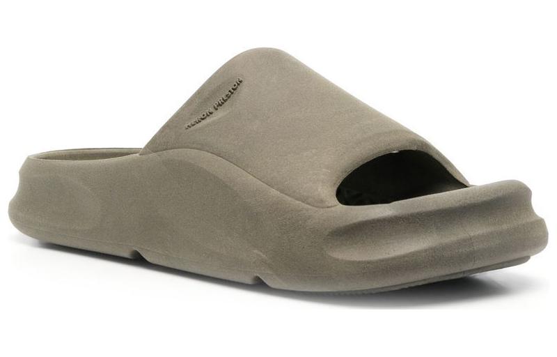 Order Heron Preston Gummi-Slides ''Olivgrün'' HMIC004S23MAT0015900