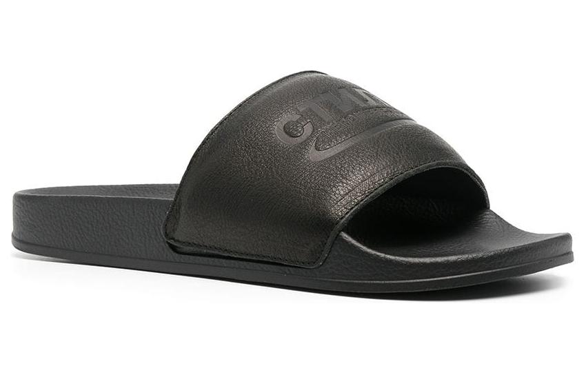 Lookbook Sandalias Heron Preston 'Negro'. HMIC001R21LEA0011010/BLACK