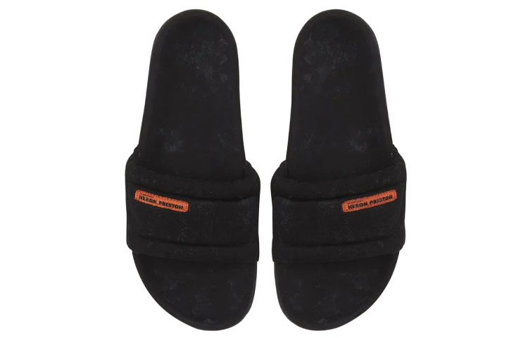 Shop Heron Preston Slide ''Schwarz'' HMIC002S21FAB0011000