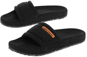 Shop Sandal Heron Preston 'Patch Logo Hitam' HMIC002F21FAB0011000
