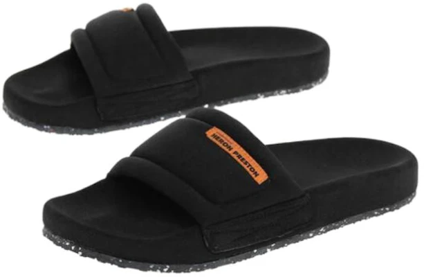 Heron Preston Pantolette ''Schwarzer Logo Patch'' HMIC002F21FAB0011000 Shop Heron Preston Pantolette ''Schwarzer Logo Patch'' HMIC002F21FAB0011000