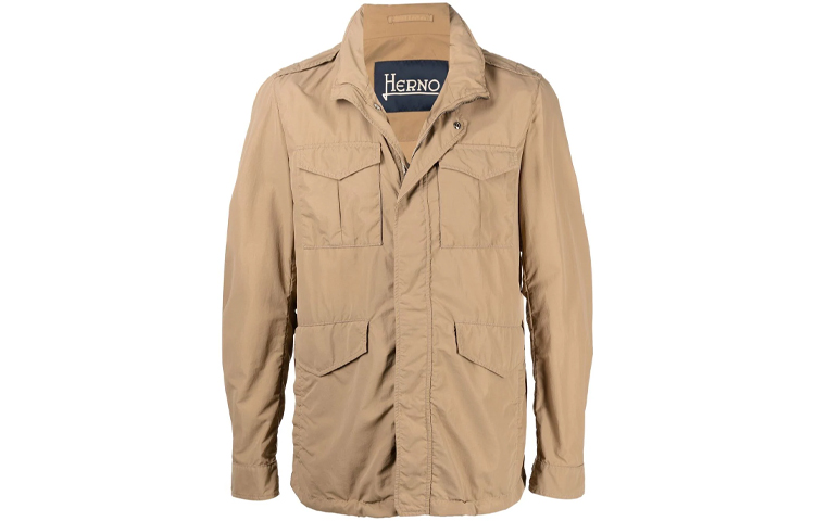 Heron Preston Solid Color Military Jacket Light Brown FI0062U123022750