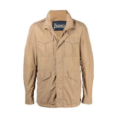 Heron Preston Solid Color Military Jacket Light Brown FI0062U123022750