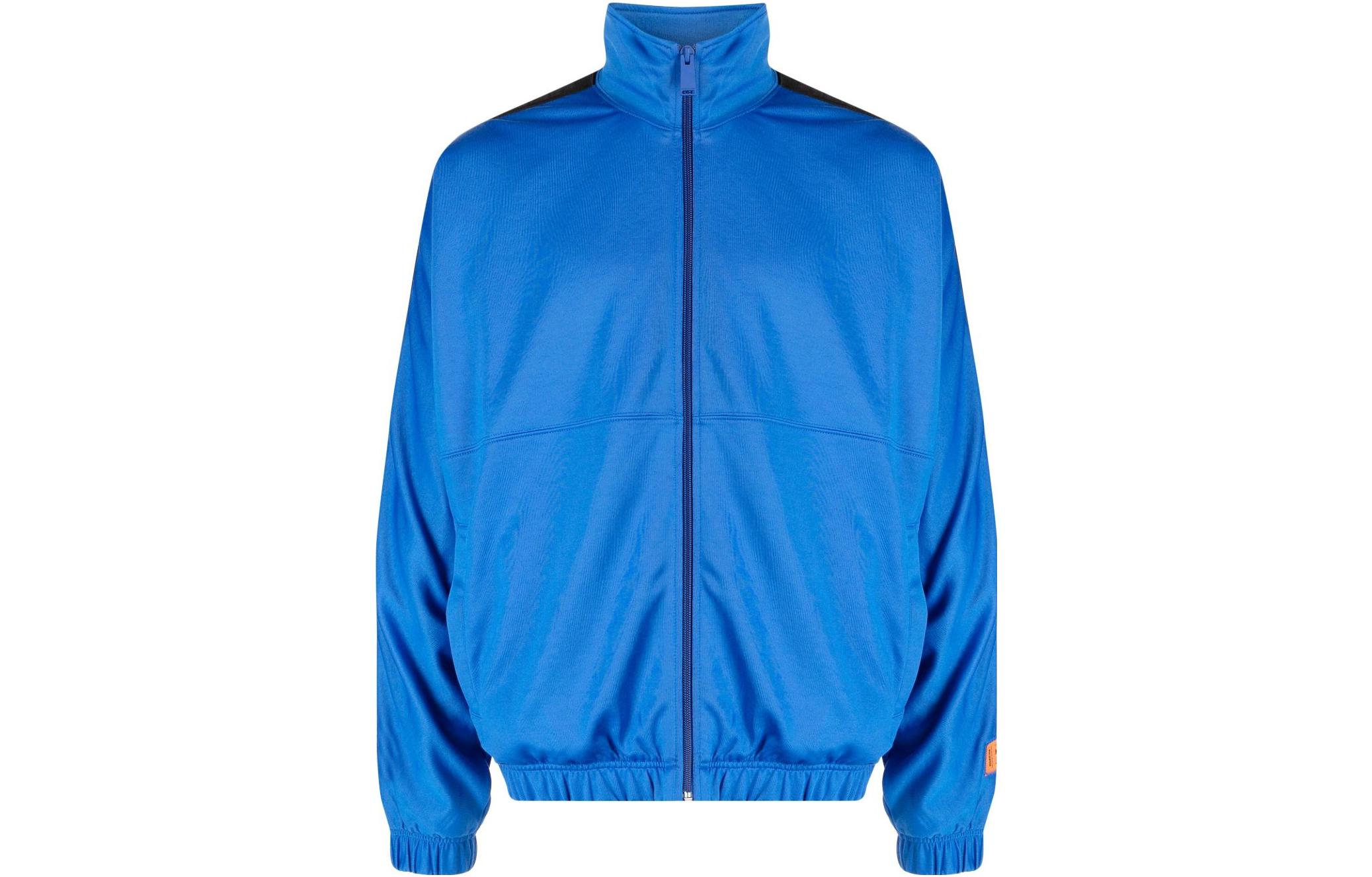 Heron Preston Solid Color Zip-Up Relaxed Jacket Men’s Sky Blue HMBD006S23JER0014500