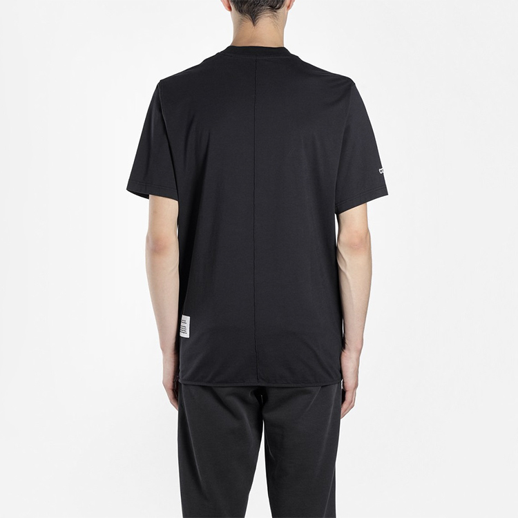 Details for HERON PRESTON SS20 Kaos Unisex Hitam dengan Logo dan Print Bangau. HMAA013S209140211088