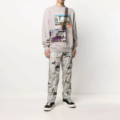 Heron Preston SS21 男款駝色長袖圖案印花休閒衫 HMBA014R21JER0036145 Lookbook Heron Preston SS21 男款駝色長袖圖案印花休閒衫 HMBA014R21JER0036145