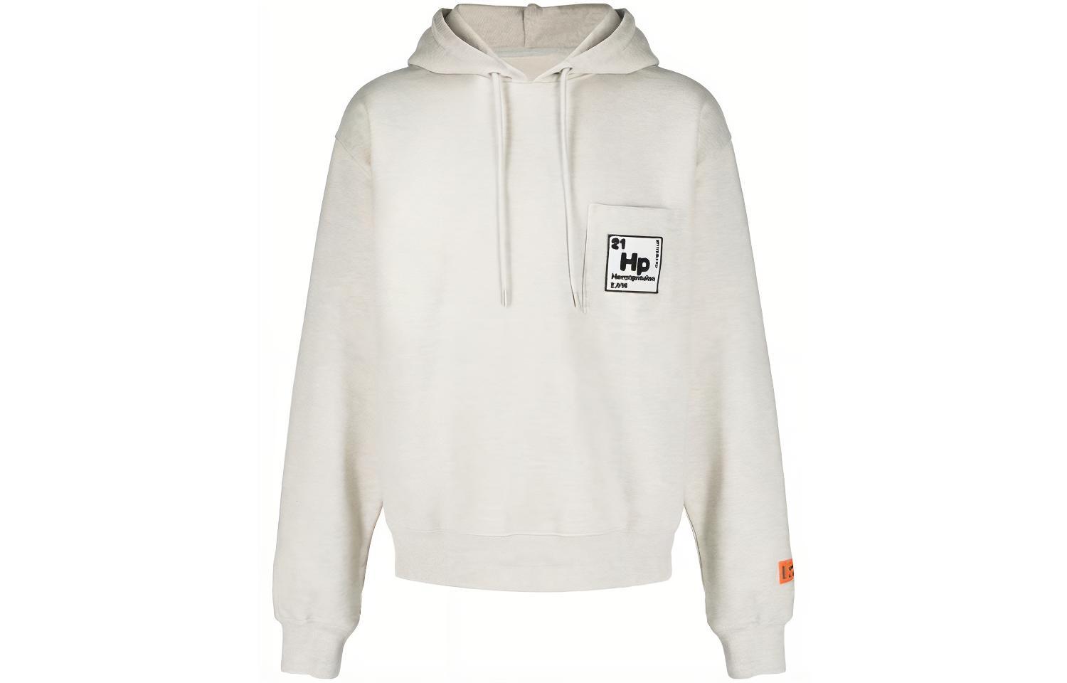 Heron Preston SS21 Grey Casual Pullover Hoodie Long Sleeve HMBB019S21JER0010801