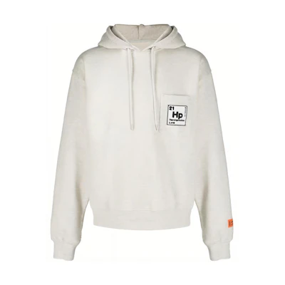 Heron Preston SS21 Grey Casual Pullover Hoodie Long Sleeve HMBB019S21JER0010801