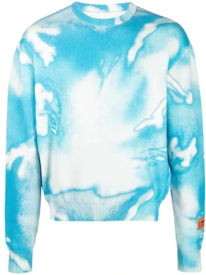 Heron Preston SS21 Paint-Splatter Crewneck Sweatshirt Blue () HMHE006S21KNI0020140 Buy Heron Preston SS21 Paint-Splatter Crewneck Sweatshirt Blue () HMHE006S21KNI0020140