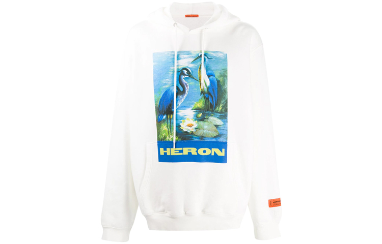 Order Heron Preston SS21 白色仙鶴連帽衫 白色 HMBB004F198080010288
