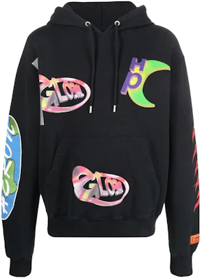 赫伦·普雷斯顿 SS22 几何标志印花男士黑色连帽衫 HMBB017S22JER0031045 Buy 赫伦·普雷斯顿 SS22 几何标志印花男士黑色连帽衫 HMBB017S22JER0031045