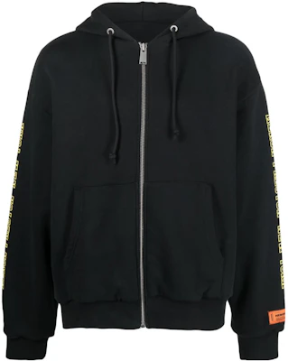 Heron Preston SS23 Black Back Letter Print Zip Long Sleeve Sweatshirt Men HMBE010S23JER0011025 Buy Heron Preston SS23 Black Back Letter Print Zip Long Sleeve Sweatshirt Men HMBE010S23JER0011025