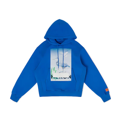 Heron Preston SS23 Casual Printed Hoodie Blue Long Sleeve HMBB024S23JER0024540