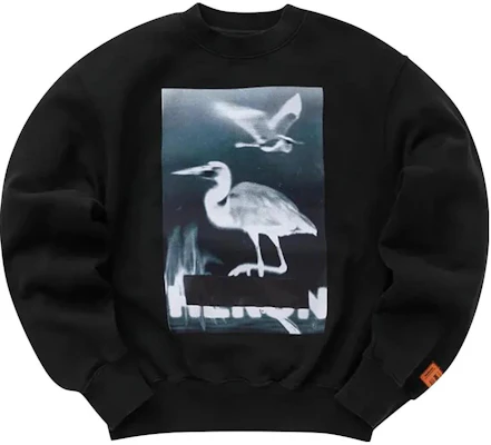 Heron Preston SS23 Graphic Print Long Sleeve Crewneck Sweatshirt Black HMBA020S23JER0021001 Order Heron Preston SS23 Graphic Print Long Sleeve Crewneck Sweatshirt Black HMBA020S23JER0021001