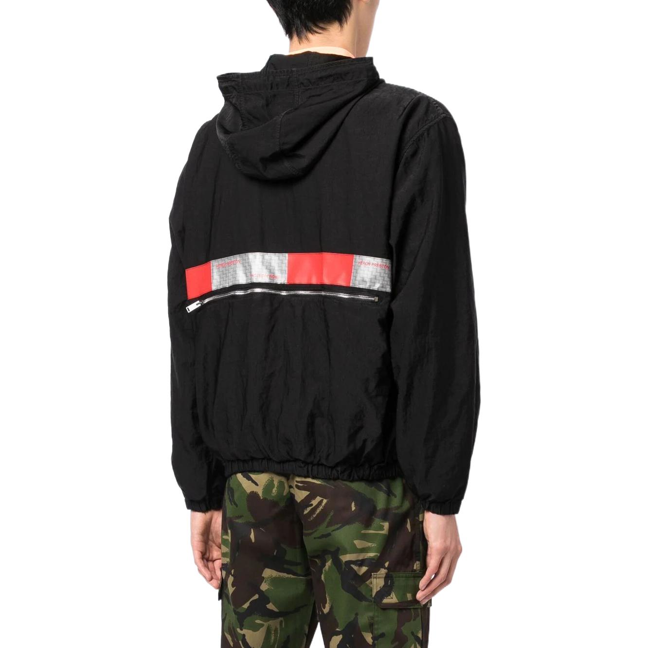 Purchase 헤론 프레스톤 SS23 로고 프린트 집업 후드 재킷 블랙 남성복. HMEB014F22FAB0011000