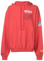 HERON PRESTON Unisex Orange Cotton NASA Hoodie HMBB004F186010522019 HERON PRESTON Unisex Orange Cotton NASA Hoodie HMBB004F186010522019