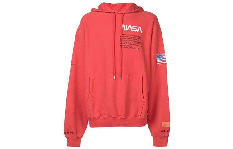 Order HERON PRESTON Hoodie NASA Unisex Oranye Cotton HMBB004F186010522019