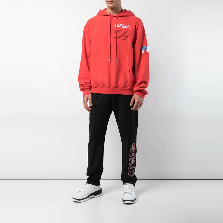 Lookbook HERON PRESTON Hoodie NASA Unisex Oranye Cotton HMBB004F186010522019