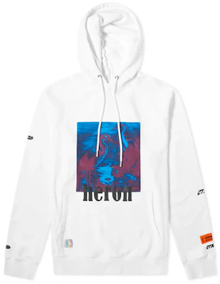 Heron Preston 白色連帽衫帶仙鶴印花款式 HMBB001S197570380188 Buy Heron Preston 白色連帽衫帶仙鶴印花款式 HMBB001S197570380188