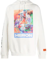 Heron Preston White Letter Embroidered Pullover Sweatshirt () - White HMBB007S208960210188 Heron Preston White Letter Embroidered Pullover Sweatshirt () - White HMBB007S208960210188
