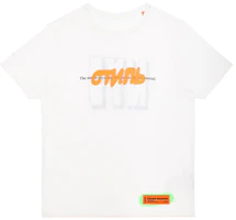 Heron Preston White Logo Patch Short Sleeve Tee HMAA011S209140270188 Heron Preston White Logo Patch Short Sleeve Tee HMAA011S209140270188