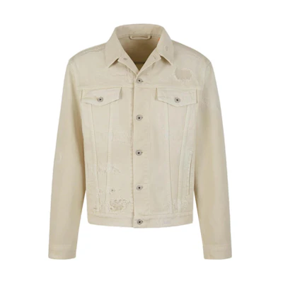 Heron Preston White Solid Color Long-Sleeve Jacket for Men HMYE012F23FAB0010400