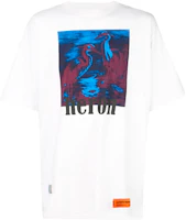 Order HERON PRESTON 鶴圖案印花白色T恤. HMAA001S196320380188