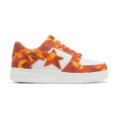 Heron Preston BAPE Bapesta 'ABC Camo - Orange'