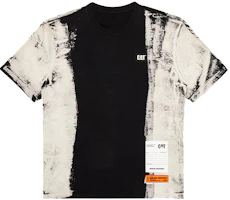 Order HERON PRESTON x Caterpillar 短袖圖案拼接T恤 黑/白 男款 HMAA019F20JER0051201