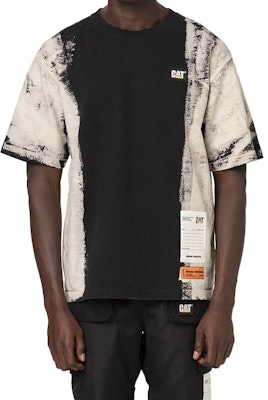 헤론 프레스턴 x 카터필러 그래픽 패치 반팔 티셔츠 블랙/화이트 남성용 HMAA019F20JER0051201 Shop 헤론 프레스턴 x 카터필러 그래픽 패치 반팔 티셔츠 블랙/화이트 남성용 HMAA019F20JER0051201