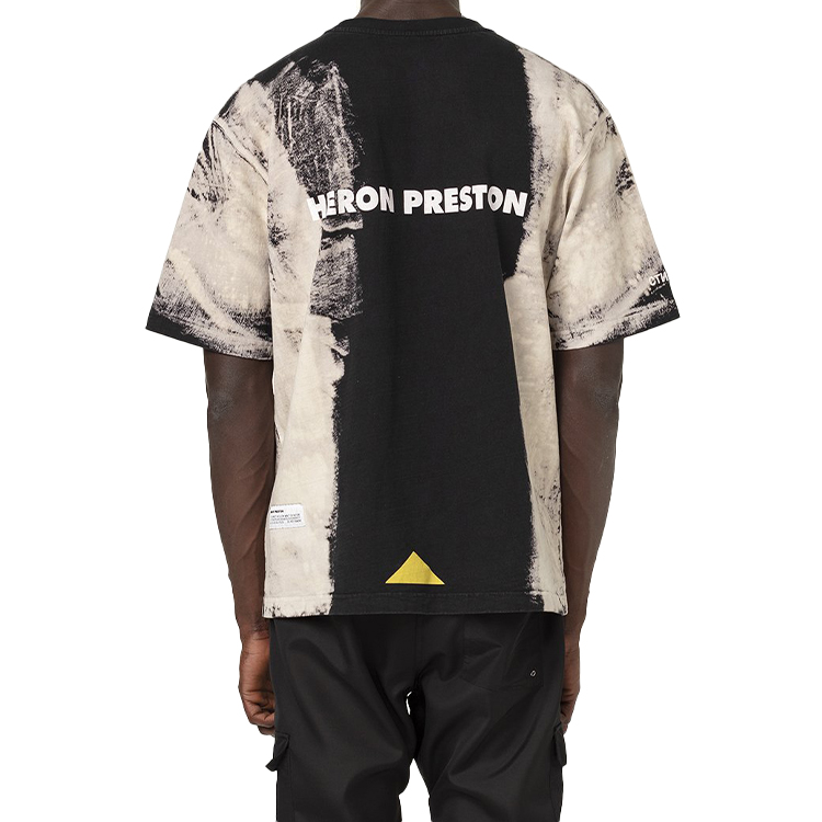 Purchase 헤론 프레스턴 x 카터필러 그래픽 패치 반팔 티셔츠 블랙/화이트 남성용 HMAA019F20JER0051201