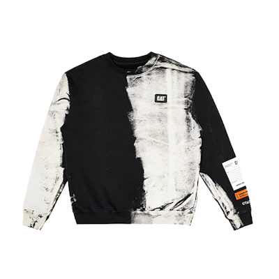 Heron Preston Caterpillar Tie-Dye Patchwork Hoodie Black () hmba014f20jer0091201