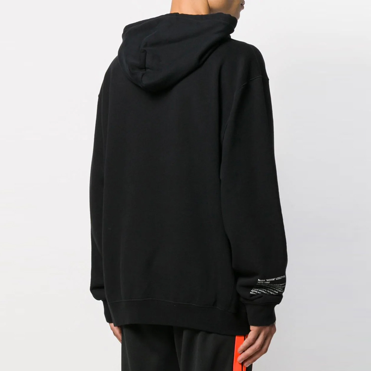 Details for Heron Preston x NASA 黑色連帽衫 男女性聯名款 HMBB004F198080181001