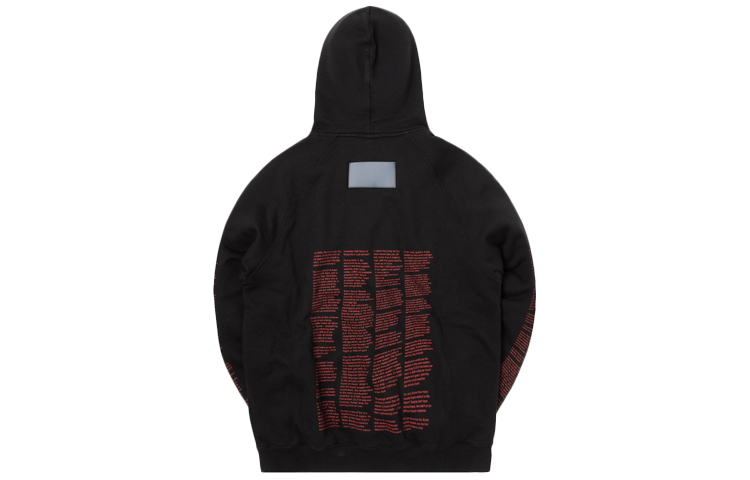 Heron Preston NASA Raglan Hoodie Black Unisex Letter Print Collaboration HMBB001F198080201088