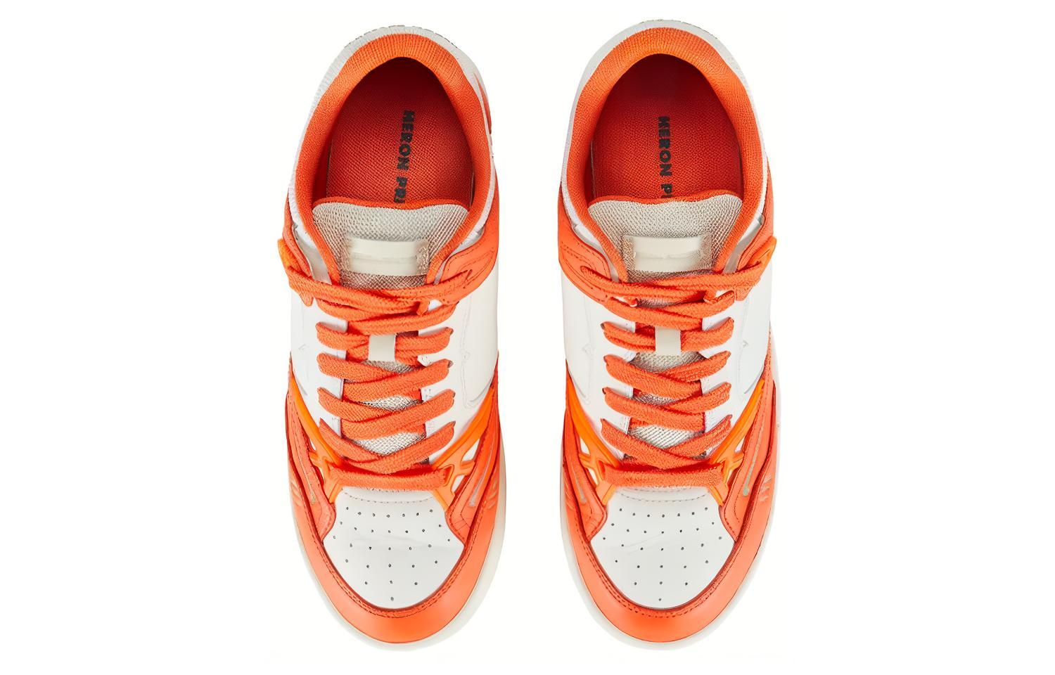 Shop Heron Preston x Nike Low ''Blanc Orange'' HMIA025S22LEA0012001
