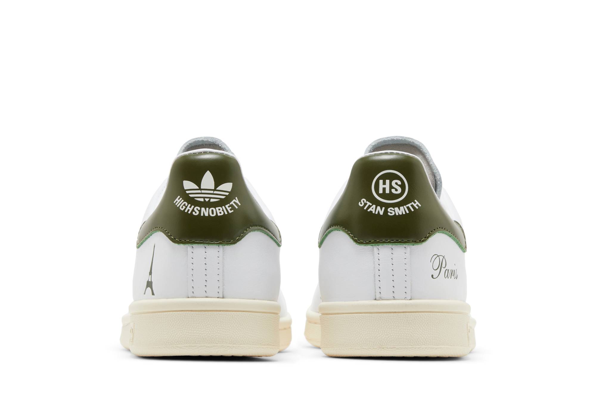 Details for Highsnobiety x adidas Stan Smith 'Not In Paris - 白綠' IE2530