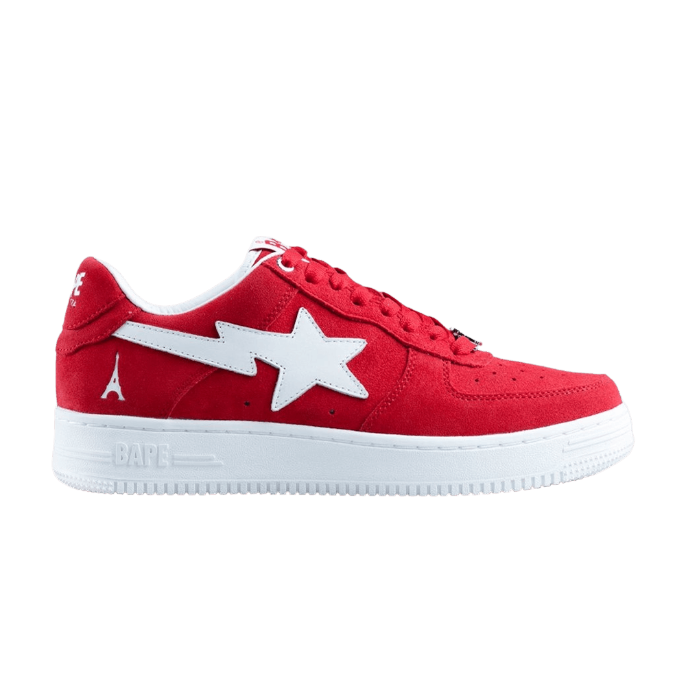 Buy Highsnobiety x BAPE Bapesta 'Not In Paris Pack - Merah' HB-BAPE-PARIS-RED