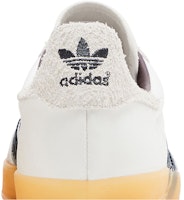 柴田光 x adidas originals GAZELLE INDOOR 舒適百搭 防滑耐磨 低幫 板鞋 男女同款 白黑色 1