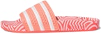 Hirocoledge x adidas Adilette Slides 'Takahashi Hiroko - Merah Jambu Isyarat' FY1593