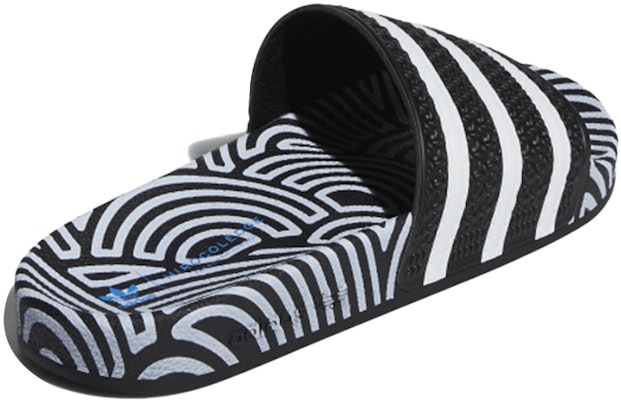 히로코레지 x 아디다스 아딜렛 슬라이드 '타카하시 히로코 - 블랙 화이트' FY1592 FY1592 Lookbook 히로코레지 x 아디다스 아딜렛 슬라이드 '타카하시 히로코 - 블랙 화이트' FY1592 FY1592