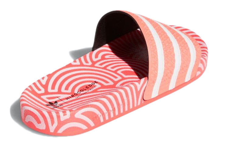 Shop Hirocoledge x adidas Adilette Slides ''Takahashi Hiroko - Rose Signal'' FY1593