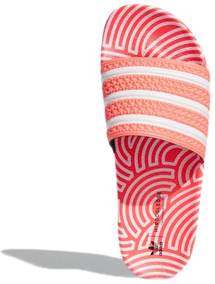 Hirocoledge x adidas Adilette Slides 'Takahashi Hiroko - Signal Pink' FY1593 Purchase Hirocoledge x adidas Adilette Slides 'Takahashi Hiroko - Signal Pink' FY1593