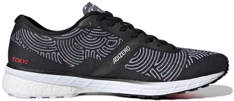 阿迪達斯 Adizero Adios 5 東京輕便透氣休閒跑步鞋 黑白 Order 阿迪達斯 Adizero Adios 5 東京輕便透氣休閒跑步鞋 黑白