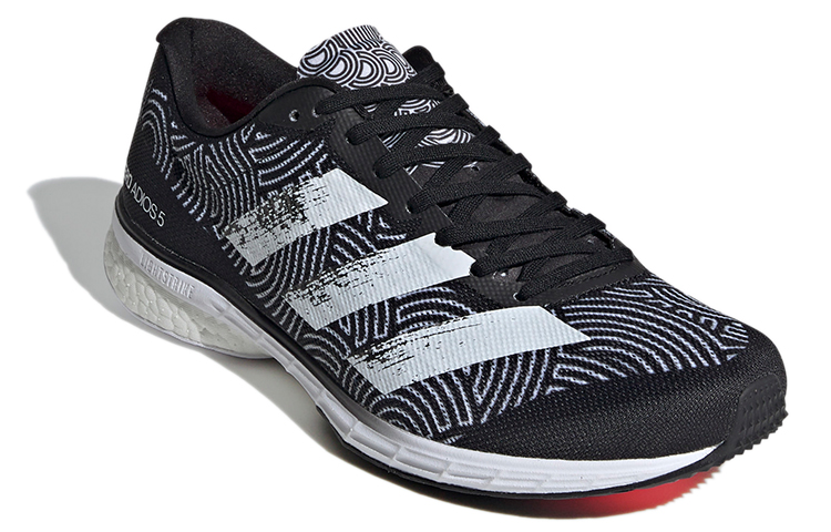 Lookbook 阿迪達斯 Adizero Adios 5 東京輕便透氣休閒跑步鞋 黑白