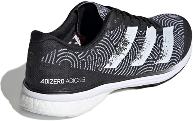 阿迪達斯 Adizero Adios 5 東京輕便透氣休閒跑步鞋 黑白 Shop 阿迪達斯 Adizero Adios 5 東京輕便透氣休閒跑步鞋 黑白