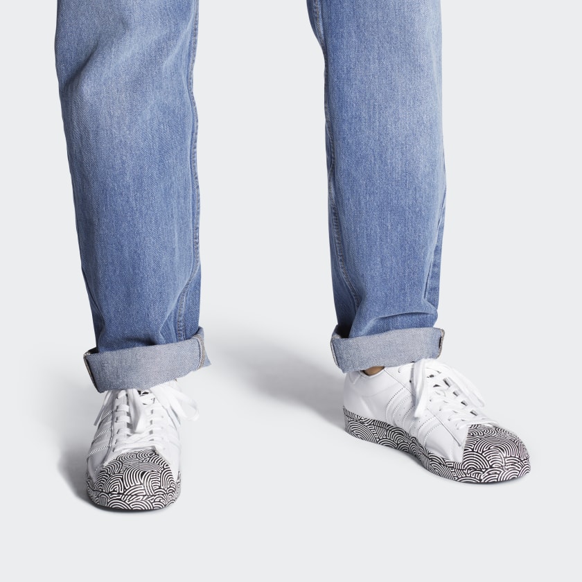 Sizing Hirocoledge x 아디다스 슈퍼스타 '다카하시 히로코 - 화이트 블랙' FY1588 FY1588