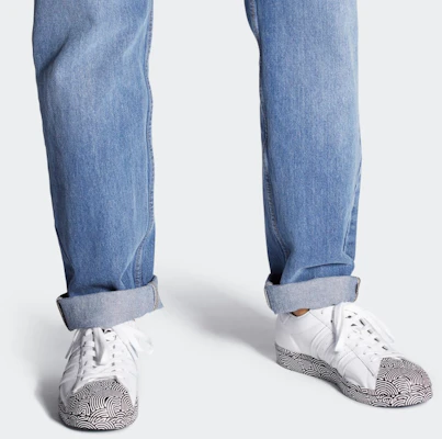 Hirocoledge x 아디다스 슈퍼스타 '다카하시 히로코 - 화이트 블랙' FY1588 FY1588 Sizing Hirocoledge x 아디다스 슈퍼스타 '다카하시 히로코 - 화이트 블랙' FY1588 FY1588