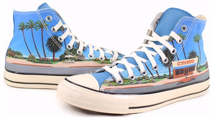Hiroshi Nagai x Converse All Star US High 'Blue' 1SC809 Lookbook Hiroshi Nagai x Converse All Star US High 'Blue' 1SC809